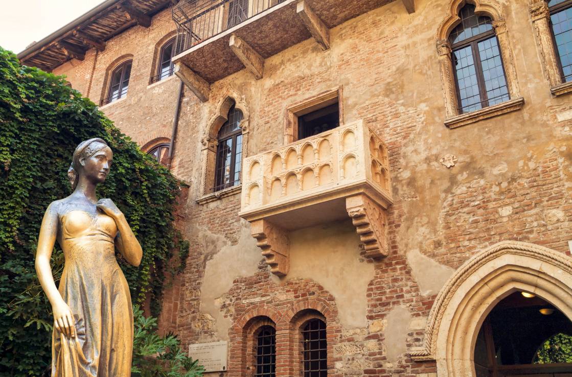 Il balcone di Giulietta a Verona